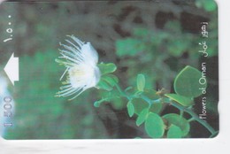 Oman,  29OMNF,  1995 Flowers, Capparis Spinosa, 2 Scans. - Oman