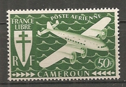 CAMEROUN - PA Yv. N° 17  *  50f  Cote  1,7 Euro  BE 2 Scans - Aéreo