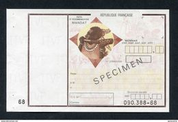 Beau Specimen Années 50 "Mandat - Postes Et Télécomunications" Epoque Coloniale - Altri & Non Classificati