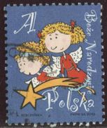 Pologne 2012 Yv. N°4297 - Noël - Anges Et étoile Filante - Oblitéré - Oblitérés