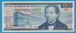 MEXICO 50 Pesos 27.01.1981 Serie# KJ W4789001 P# 73 JUAREZ - Mexico