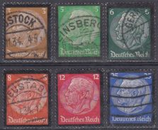 ALEMANIA IMPERIO 1934 Nº 503/08 USADO - Used Stamps