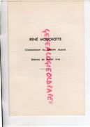 94-ST SAINT MANDE - RENE MOUCHOTTE COMMANDANT DU GROUPE CHASSE ALSACE-NE EN 1914-TUE 21 AOUT 1914- ESCADRILLE VERSAILLES - Documenti Storici