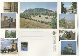 San Marino STATIONERY LETTERSHEET Illus ARCHER Archery Postal Stationery Cover Stamps - Postwaardestukken