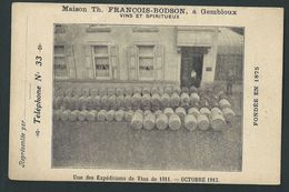 Gembloux. Maison Th. François-Bodson. Vins Et Spiritueux. 1912. - Gembloux