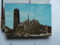 Delcampe - België Belgique Antwerpen Mol Kathedraal En Diverse Auto's - Mol