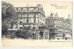 D 9 - Bremen Hillmanns Hotel U. Europäischer Hof,  Ungelaufen - Andere & Zonder Classificatie