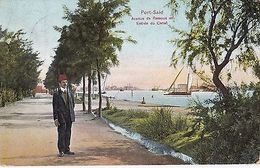K 537 -Port Said, Entrèe Du Canal, 1910 Gelaufen - Ehemalige Dt. Kolonien