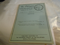 GEOLOGIE : THE PHILIPPINE GEOLOGIST Journal Of The Society  VOL XV     DEC 1961    N° 4 / Philippines... - Aardwetenschappen