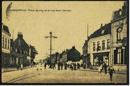 Haubourdin  -  Place Valmy Et La Rue Sadi-Carnot  -  Carte Postale Ca. 1916   (7793) - Haubourdin