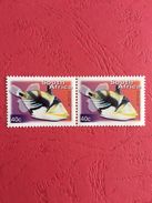 South Africa 2000 Pair BLACKBAR TRIGGERFISH Fishes Fish Animals Marine Life Sealife Nature Fauna 40c Stamps MNH SG 1209 - Nuovi