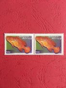 South Africa 2000 Pair Coral Rockcod Fishes Fish Animals Marine Life Sealife Nature Fauna 50c Stamps MNH SG 1210 - Unused Stamps