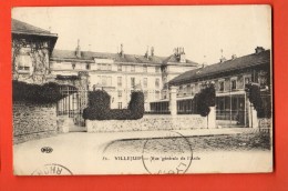 MIL-07  Villejuif  Vue Générale De L'Asile. Cachet 1929 - Villejuif