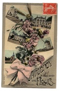 45 LOIRET - ARTENAY Ces Fleurs, Carte Toilée (voir Descriptif) - Artenay