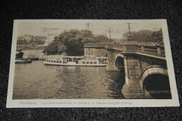 2772- Hamburg, Lombardsbrücke M. Blick A.d. Neuen Jungfernstieg - 1921 - Autres & Non Classés