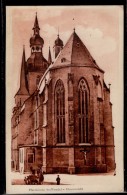 St Wendel - S/w Pfarrkirche Choransicht   Sonderkarte Wendelinus Jubiläumsfeier 1924 - Kreis Sankt Wendel