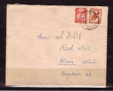 336s * SAAR * BRIEF VON DUDWEILER NACH MOERS * 1950 **!! - Lettres & Documents