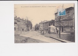 69 Saint St Laurent De Chamousset Place Neuve  Carte  écrite 1926 - Saint-Laurent-de-Chamousset