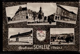 Schleiz - S/w Mehrbildkarte 1 - Schleiz