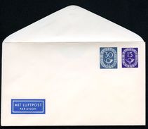 Bund PU5 A2/001 Privat-Umschlag Blanko ** 1952  NGK 60,00 € - Private Covers - Mint