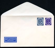 Bund PU5 A2/001 Privat-Umschlag Blanko ** 1952  NGK 60,00 € - Enveloppes Privées - Neuves