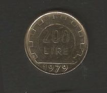 Repubblica Italiana - 200 Lire  1979 - 200 Liras