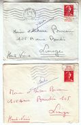 Marianne De Müller Avec Pub Bic Admis Par Les Banques - Vignette Haute Et Basse - FRANCO DE PORT - 1955-1961 Marianne (Muller)