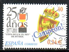 ESPAGNE. N°3375 Oblitéré De 2001. Coupe Du Roi. - Oblitérés