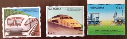 PARAGUAY, Trains, TGV, Tren, Michel N° 980/82** MNH - Trains