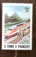 SAO TOME ET PRINCIPE  Trains, TGV, Tren, Yvert N°682 ** MNH - Trains