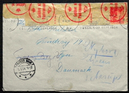 Norway Letter To Denmark 1954 ( LOT 6328 ) - Lettres & Documents