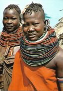 CARTE POSTALE ORIGINALE GRAND FORMAT 10CM/15CM : NAIROBI TRIBES OF KENIA TURKANA GIRLS - Kenya