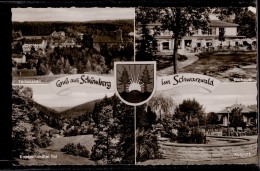 Schömberg - S/w Mehrbildkarte 4 - Schömberg