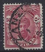 Zanzibar 1936  Kalif Bin Harub  50c (o) - Zanzibar (...-1963)