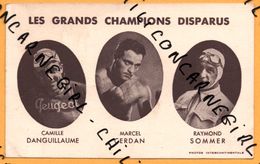 Les Grands Champions Disparus - Cycliste Camille Danguillaume ( Peugeot ) - Boxeur Marcel Cerdan - Pilote Raymond Sommer - Sportler