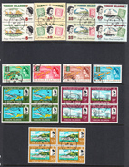 British Virgin Islands 1966-67, Cancelled, First Day Of Issue, Sc# , SG 203-206,213-219 - Britse Maagdeneilanden