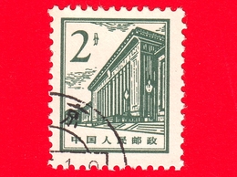 CINA - Usato - 1965 - Architettura - Casa Del Popolo - 2 - Used Stamps
