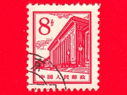 CINA - Usato - 1965 - Architettura - Casa Del Popolo - People's Hall - 8 - Used Stamps