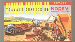 Buvard NOREV Camion Miniature NOVEV Travaux Publics - Auto's