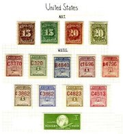 UNITED STATES, Telegraphs, * MLH, F/VF - Telegraafzegels