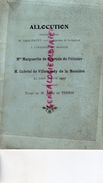 87-ST SAINT AGRICOL AVIGNON-ALLOCUTION MARIAGE MARGUERITE DE COURTOIS PELISSIER-GABRIEL  VILLEMNANDY DE LA MESNIERE-1907 - Documenti Storici