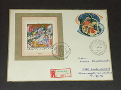 UNGARN HUNGARY  FDC 30.12.1971 (Michel Nr. 2728A - Block 86A) Olympische Winterspiele1972, Sapporo - Winter 1972: Sapporo