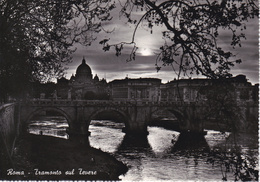 ROMA - Tramonto Sul Tevere - San Pietro - 1958 - Fiume Tevere