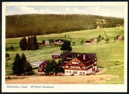 A8180 - Alte Motivkarte - Mühlleithen HO Hotel Buschhaus Farbfoto - Franz Landgraf Zwickau - Klingenthal