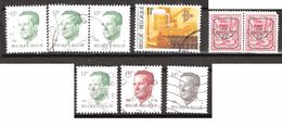 Belgium Small Collection 9 Stamps Cancelled(o) - Sammlungen