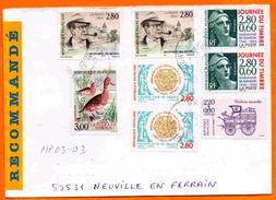 MP03-03 : Dept 03 (ALLIER)  VICHY 1999 Cachet Type A9 > Lettre Recommandé 22F - Tarifs Postaux