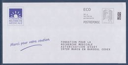 = Fondation Recherche Médicale Postréponse Lettre écopli 20g Validité Permanente Marianne Et La Jeunesse Ciappa Kavena - PAP: Antwort/Ciappa-Kavena