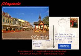 EUROPA. POLONIA. ENTEROS POSTALES. TARJETA POSTAL CIRCULADA 2017. CRACOVIA. POLONIA-CIENFUEGOS. CUBA. NAVIDADES - Lettres & Documents