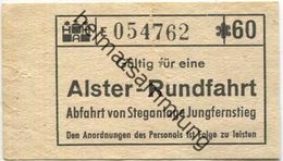 Deutschland - Alster Rundfahrt - Fahrschein 60er Jahre - Europa