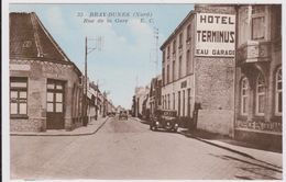 CARTE POSTALE   BRAY-DUNES 59  Rue De La Gare - Bray-Dunes